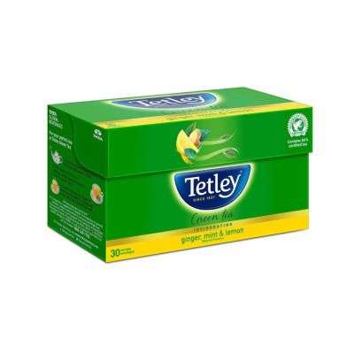 Buy Tetley Green Tea Ginger Mint And Lemon