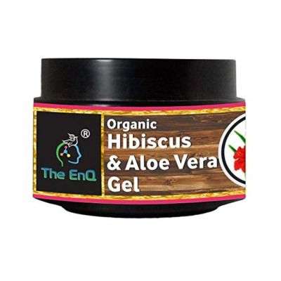 The EnQ Organic Hibiscus and Aloe Vera Gel For Skin and Hair