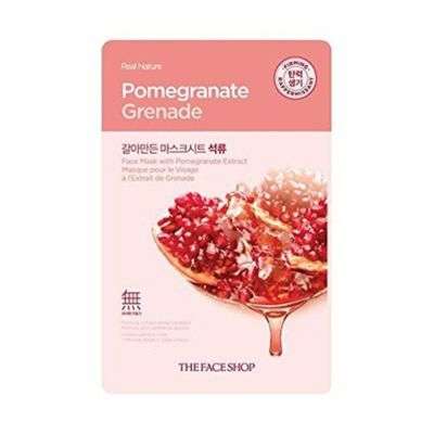 Buy The Faceshop Real Nature Face Mask, Pomegnatera