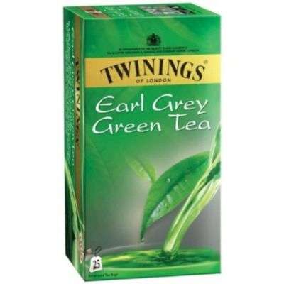 Twinings Green Tea and Earl Grey