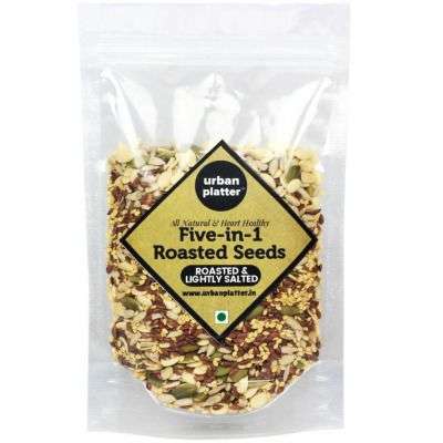 Urban Platter Five - in - 1 Roasted Seeds (sunflower, Pumpkin, Flax, Watermelon & Sesame Seeds)