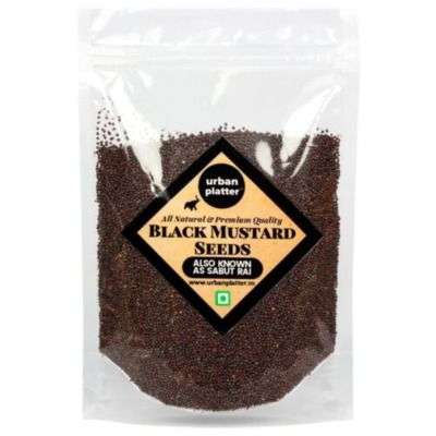 Urban Platter Whole Black Mustard Seeds (Rai or Sarson)