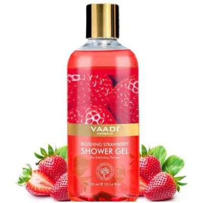 Buy Vaadi Herbals Blushing Strawberry Shower Gel