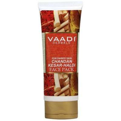 Vaadi Herbals Chandan Kesar Haldi Fairness Face Pack