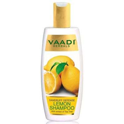 Vaadi Herbals Dandruff Defense Lemon Shampoo with Extract of Tea Tree