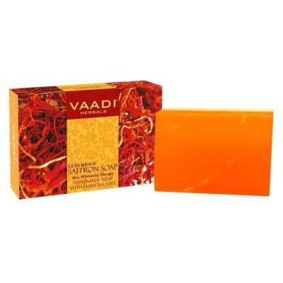 Buy Vaadi Herbals Luxurious Saffron Soap - Skin Whitening Therapy
