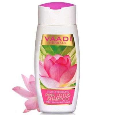 Vaadi Herbals Pink Lotus Shampoo with Honeysuckle Extract
