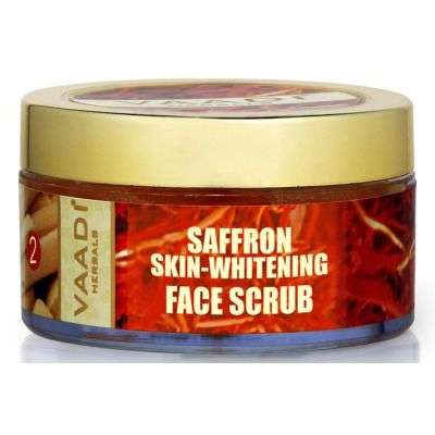 Vaadi Herbals Saffron Skin Whitening Face Scrub, Walnut Scrub and Cinnamon Oil