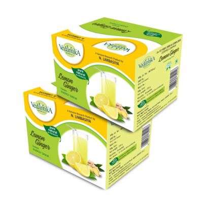 Vedantika Herbals Lemon Ginger Herbal Drink ( Combo Pack )