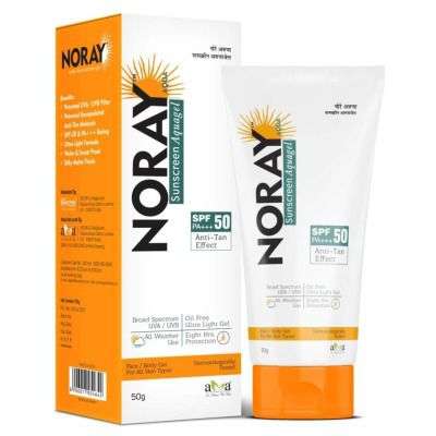 Buy Vegetal Noray Aquagel Broad Spectrum Sunscreen SPF - 50 PA+++ with Anti Tan Effect
