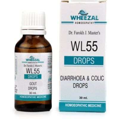 Wheezal WL - 55 Diarrhoea & Colic Drops
