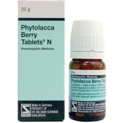Willmar Schwabe Germany Phytolacca Berry Tablets