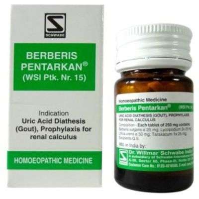 Willmar Schwabe India Berberis Pentarkan