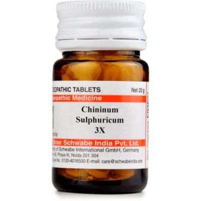 Willmar Schwabe India Chininum Sulphuricum - 3X