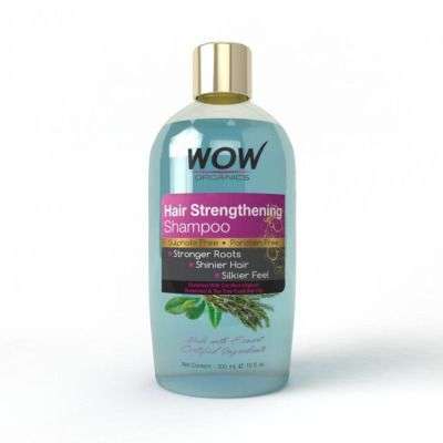 WOW Organics Hair Strengthening Shampoo Free Paraben Sulphate