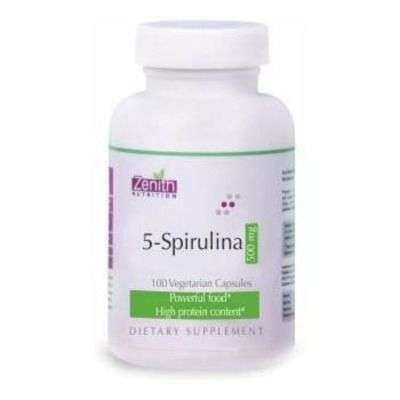 Zenith Nutrition 5 Spirulina 500mg Capsules