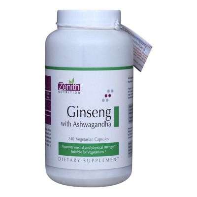Buy Zenith Nutrition Ginseng with Ashwagandha Capsules
