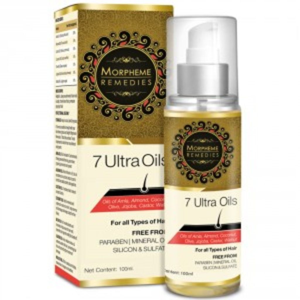 Morpheme 7 Ultra Hair Oil ( Almond, Rosemary, Jojoba, Coconut, Olive, Walnut, Amla Oils )