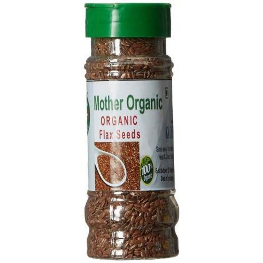 Mother Organic Flax Seeds Bottle