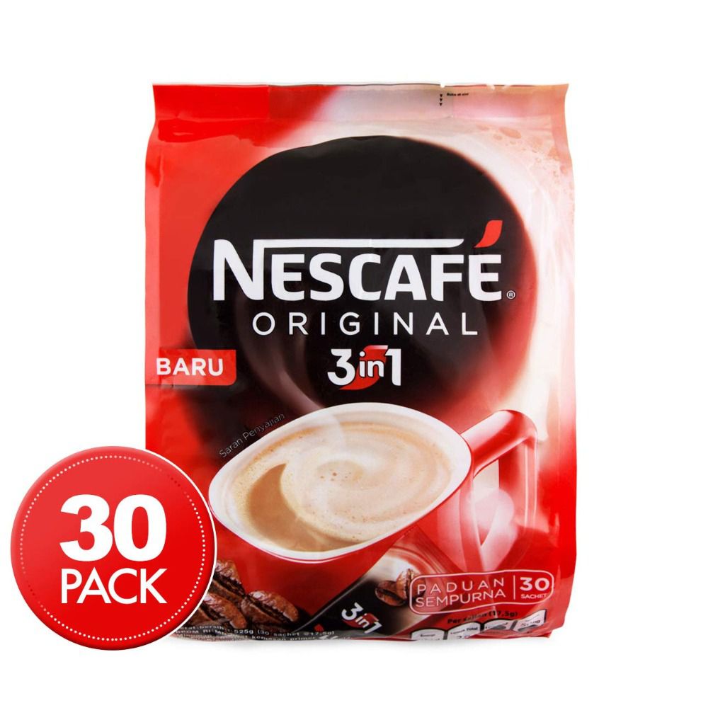 Nescafe 3 In 1 Original Soluble Coffee Beverage