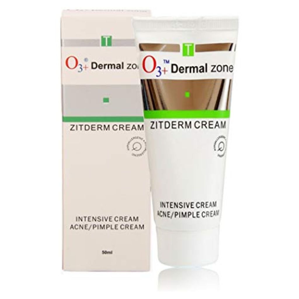 O3+ Dermal Zone Zitderm Acne and Pimple Cream