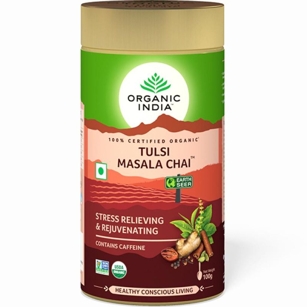 Organic India Tulsi Masala Chai Tin