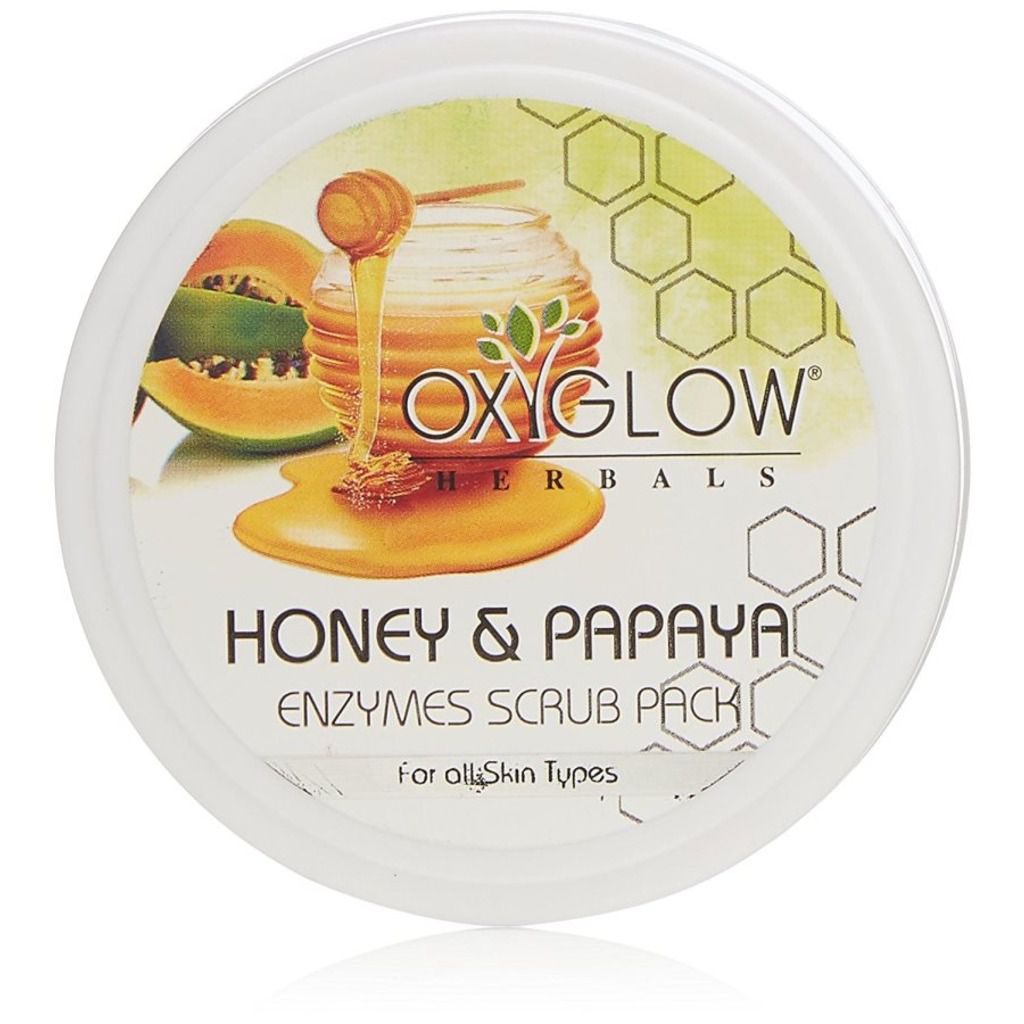 OxyGlow Honey and Papaya Enzymes Scrub Pack