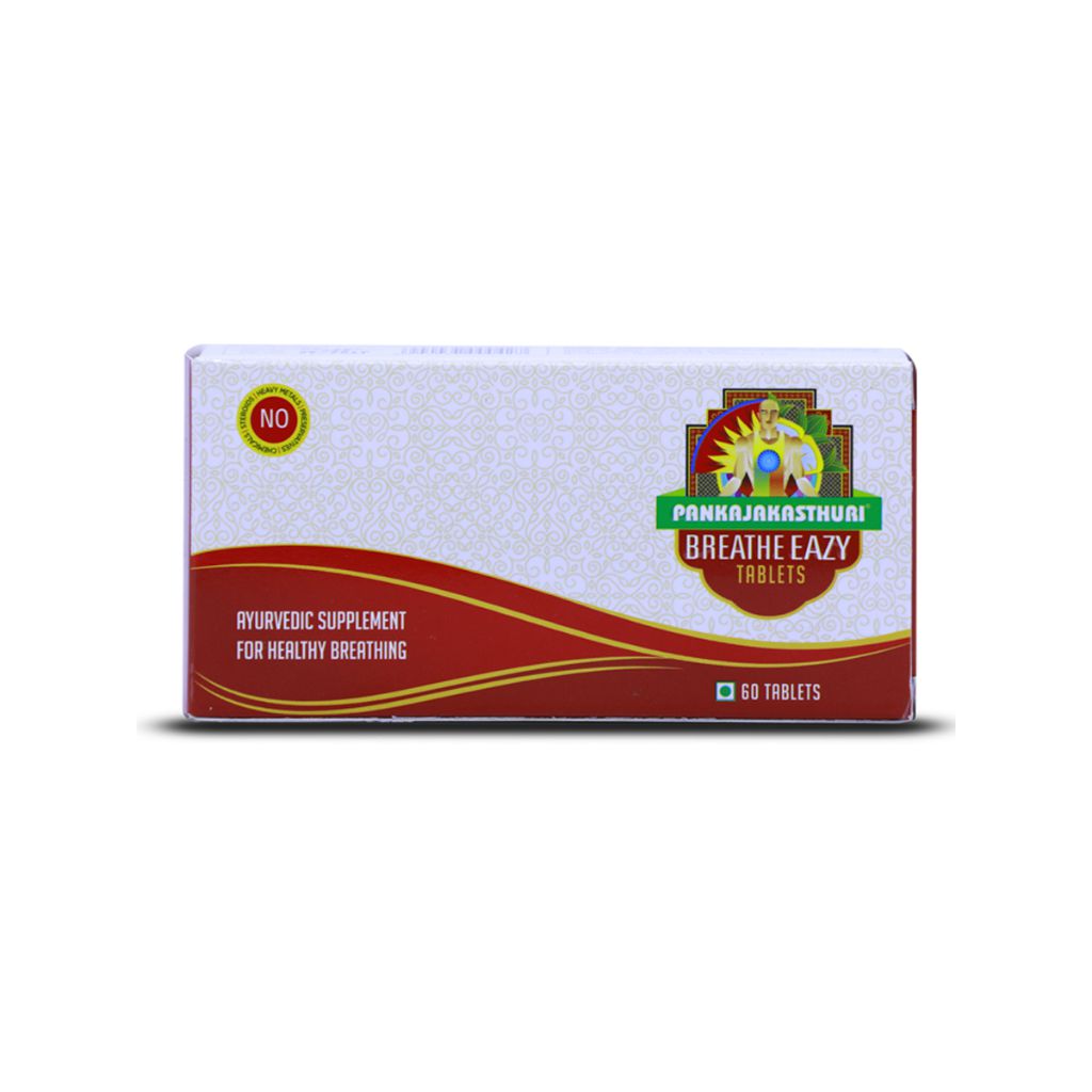 Pankajakasthuri Herbals Breathe Eazy Tablets