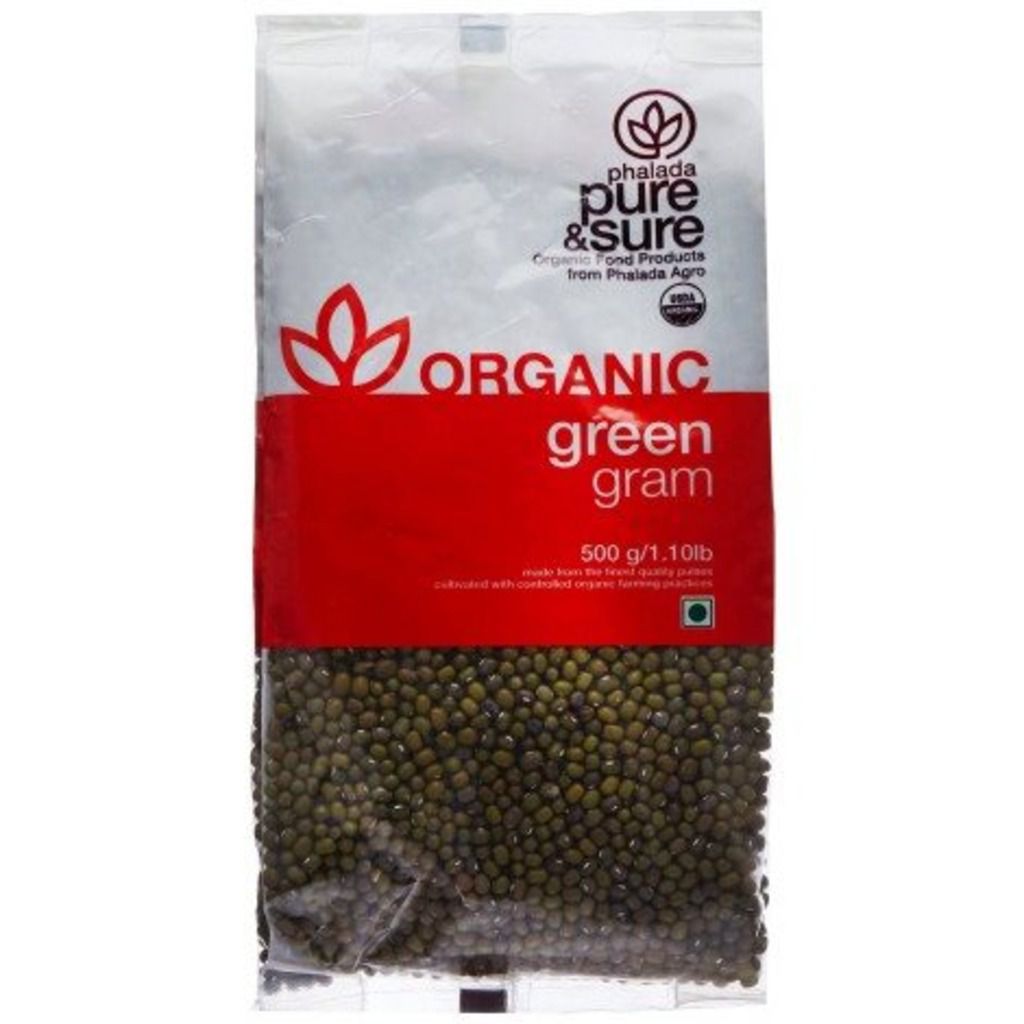 Pure & Sure Organic Green Gram Whole