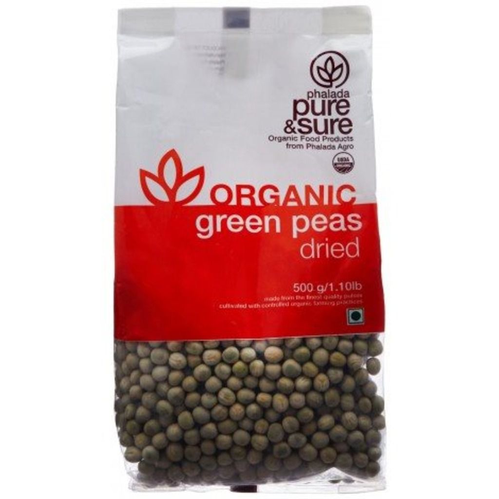 Pure & Sure Organic Green Peas Dried
