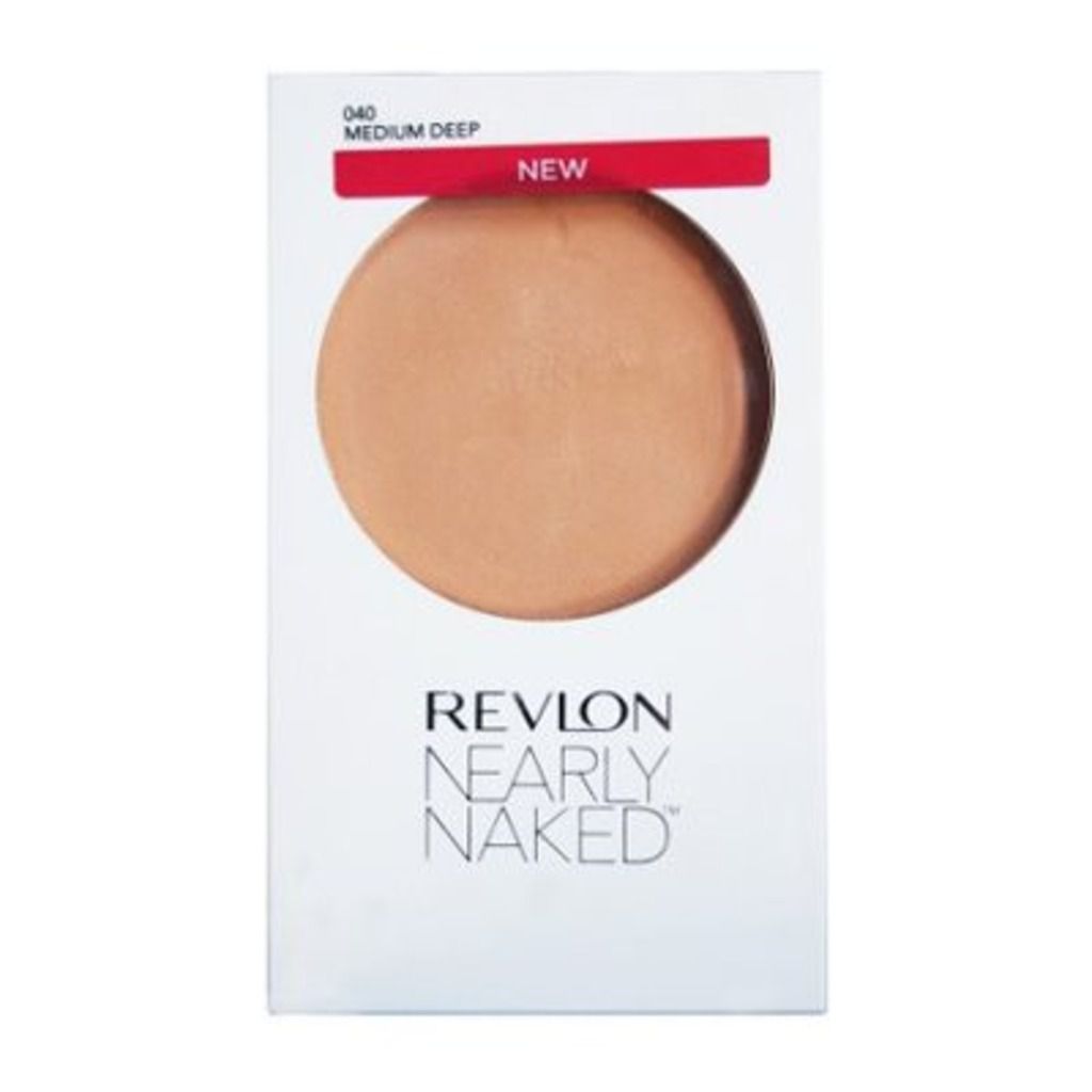 Revlon Womens Nearly Naked Makeup Pressed Powder Compact - Medium Deep