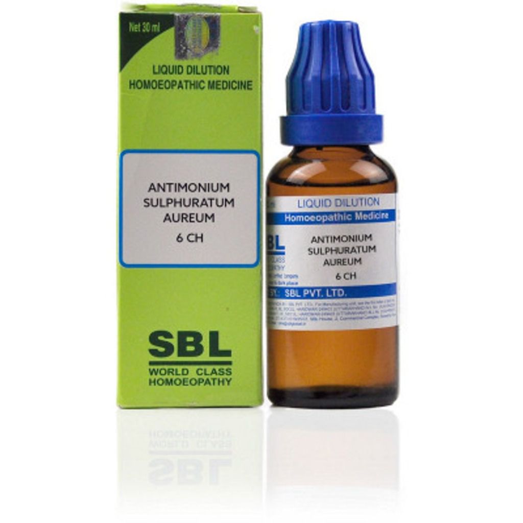 SBL Antimonium Sulphuratum Aureum - 30 ml