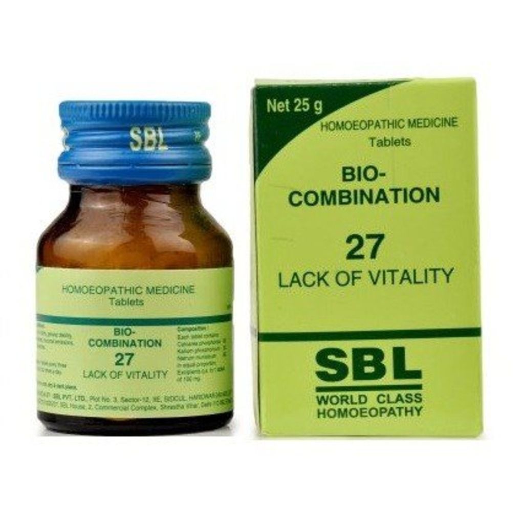 SBL Bio Combination 27 Lack of Vitality