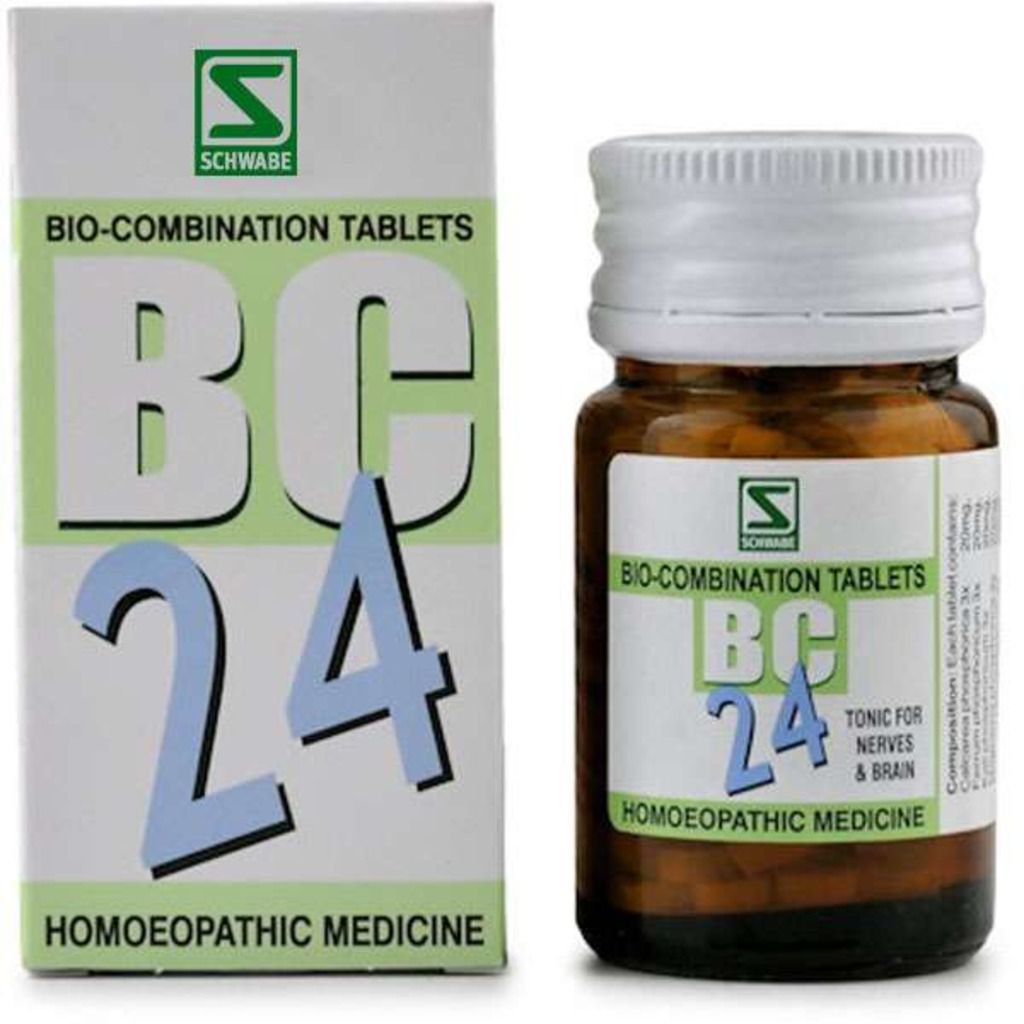 Schwabe Homeopathy BC 24 - Nerves & Brain