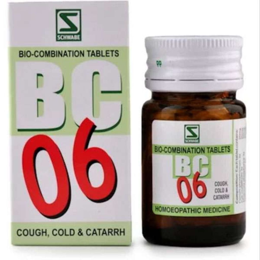 Schwabe Homeopathy Bio Combination 06 - Cough, Cold & Catarrh