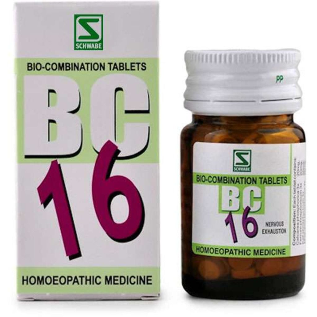 Schwabe Homeopathy Bio Combination 16 - Nervous Exhaustion