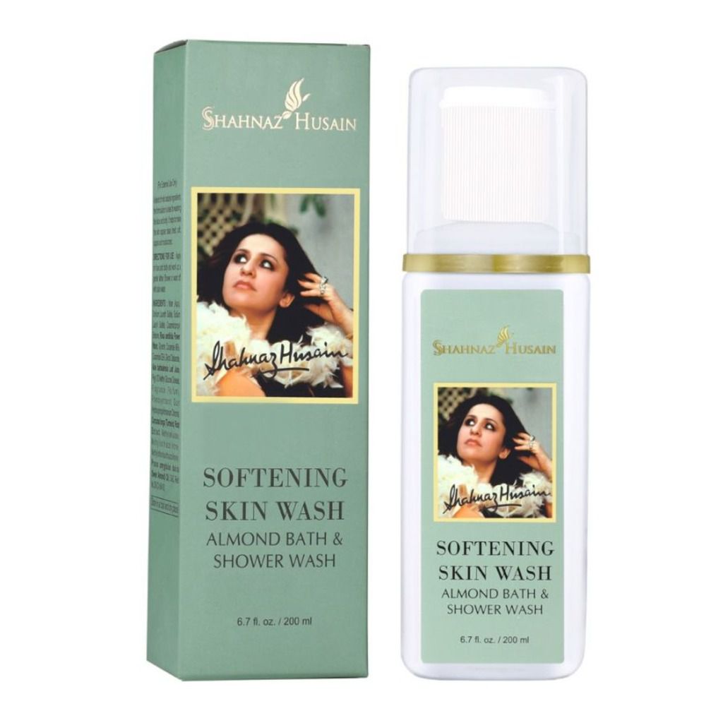 Shahnaz Husain Softening Skin Wash - Almond Shower and Cream