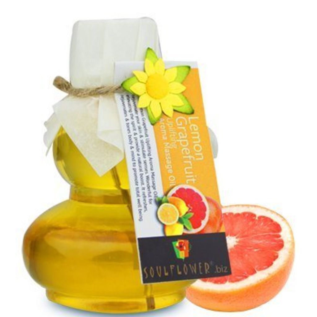 Soulflower Lemon grapefruit Aroma Massage Oil