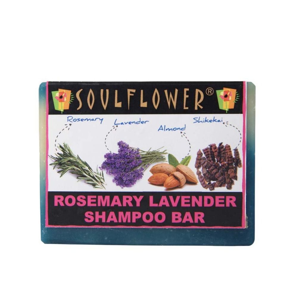 Soulflower Rosemary Lavender Shampoo Bar