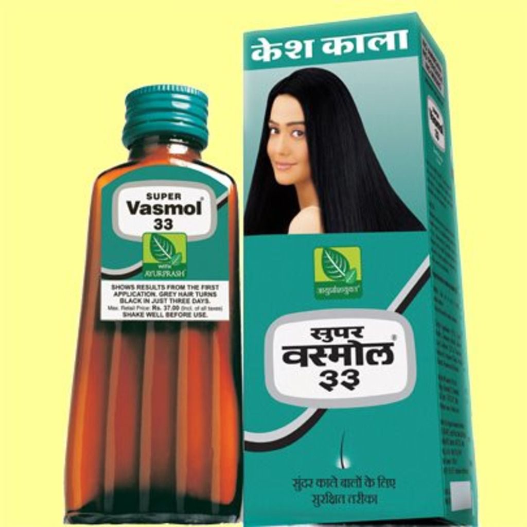 Buy Super Vasmol 33 Kesh Kala Hair Oil online United States of America |  Free Expedited shipping - Indian Products Mall US