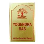 Dabur Yogendra Ras with Gold and Pearl 