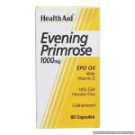 HealthAid Evening Primrose Oil With Vitamin E Capsules