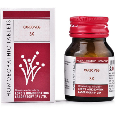 Lords Homeo Carbo Veg  - 3X