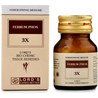 Lords Homeo Ferrum Phos  - 3X