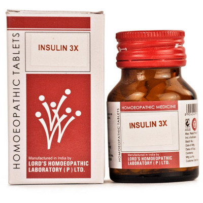 Lords Homeo Insulin  - 3X