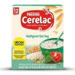 Nestle CERELAC Fortified Baby Cereal with Milk, Multigrain Dal Veg - From 12 Months