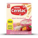 Nestle CERELAC Fortified Baby Cereal with Milk, Wheat Rice Mixed Fruit From 10 Months