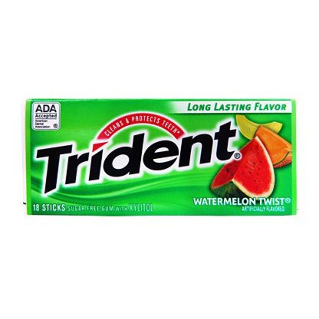 Trident Sugar Free Gum, Water melon twist