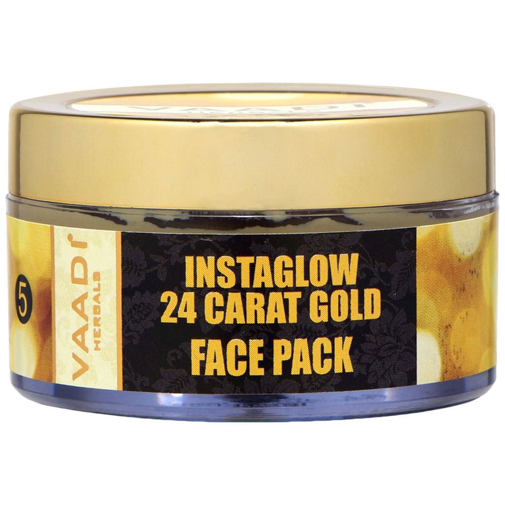 Vaadi Herbals 24 Carat Gold Face Pack - Vitamin E and Lemon Peel