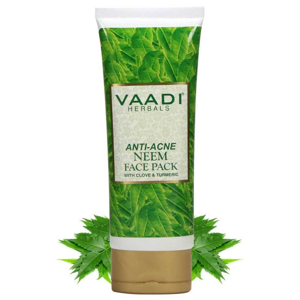 Vaadi Herbals Anti - Acne Neem Face Pack with Clove and Turmeric
